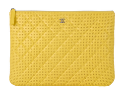 O Case Clutch, Leather, Yellow, 20559995(2014/15), DB/B, 2*